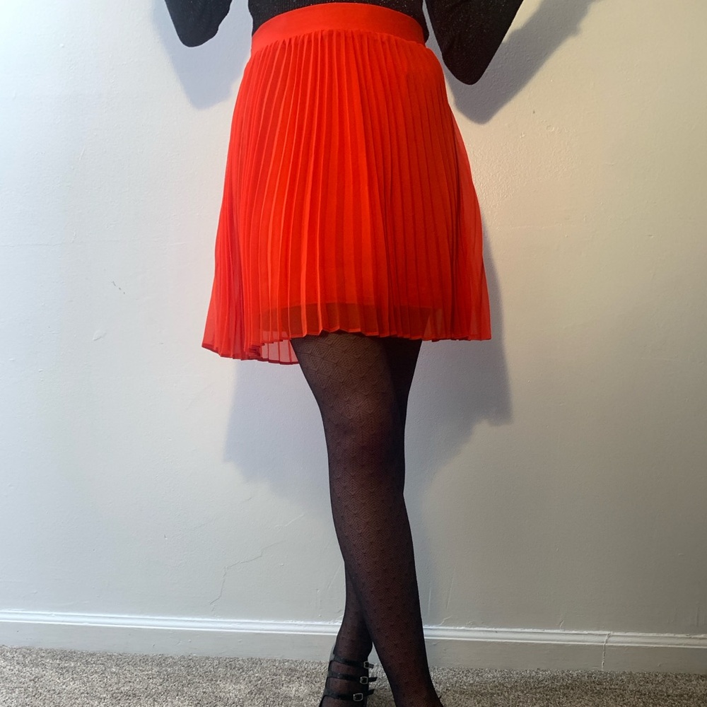 Red skirt